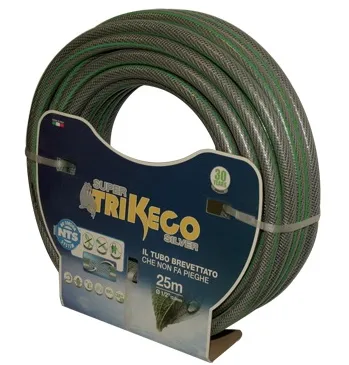 TUBO IRRIGAZIONE MAGLIATO SUPERTRIKECO SILVER 1" ROTOLO 25 MT