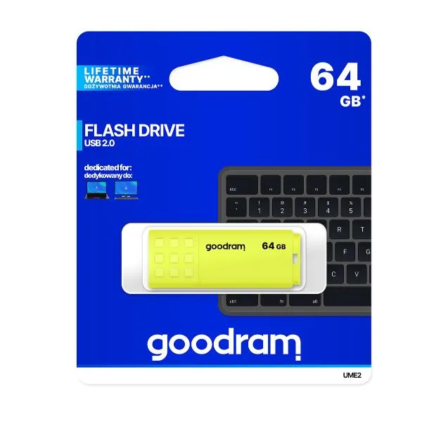 64GB UME2 YELLOW USB 2.0