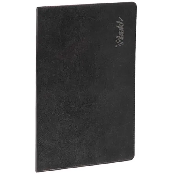 AGENDA MENS. 9X15 LIBR. WEEKLY NERO