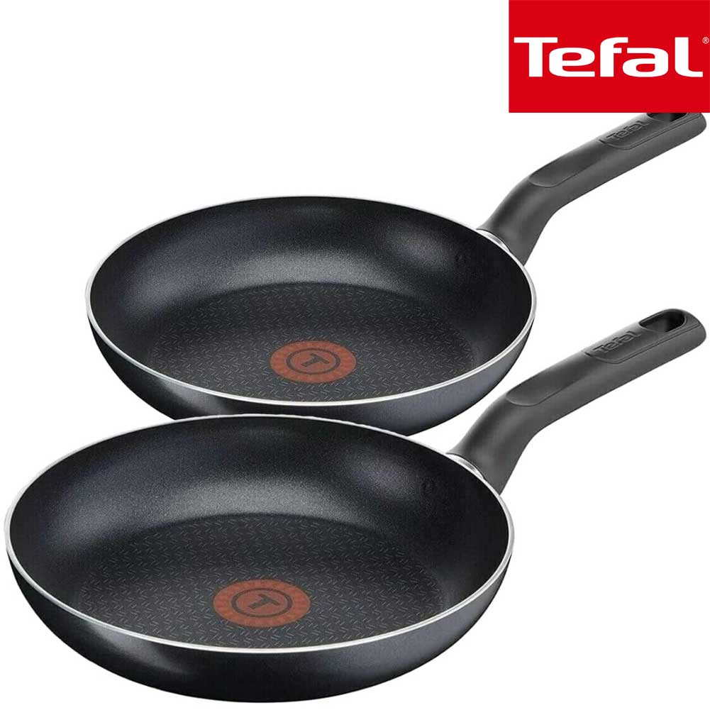 Tefal Issencia  Set di 2 padelle XXL, 2 pezzi, padella da 28 + 32 cm Antiaderente (1)