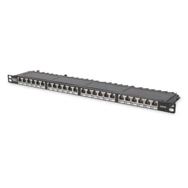 PANN.0.5U CON 24 RJ45S CAT.6 NERO