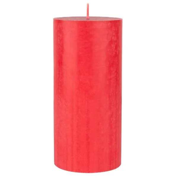 CANDELE PILLAR 7X15 CM ROSSO