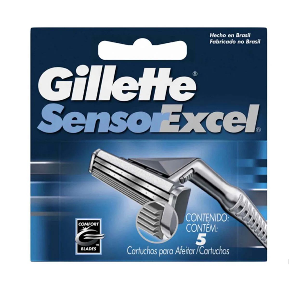 Ricarica per Lametta Sensor Excel Gillette Gillette Sensor for men refills 10 pack (5 uds)