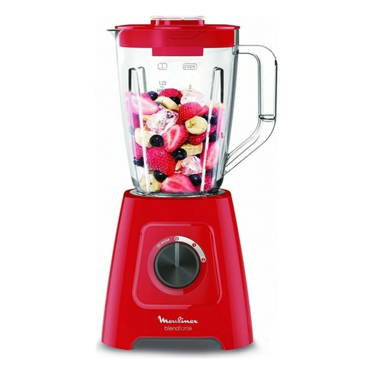 Frullatore Moulinex LM420510 1,25 L 600W 600 W 550 W Rosso 2 L