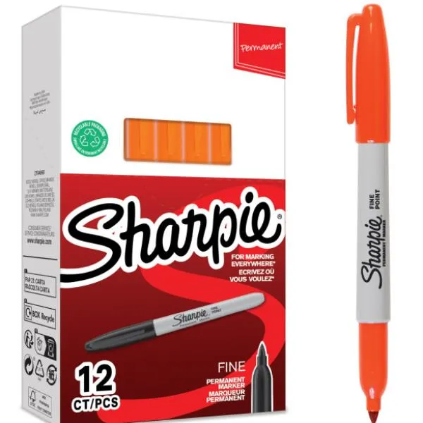 SHARPIE FINE  F - ARANCIONE