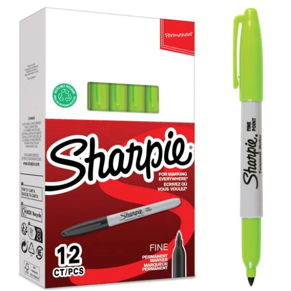 SHARPIE FINE  F - VERDE LIME