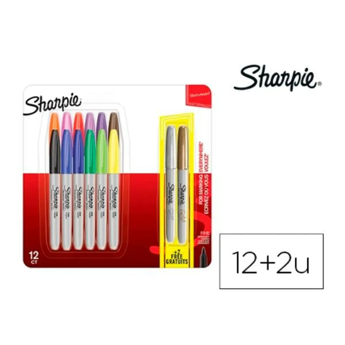 Set di Pennarelli Sharpie 2061126 Multicolore 14 Parti