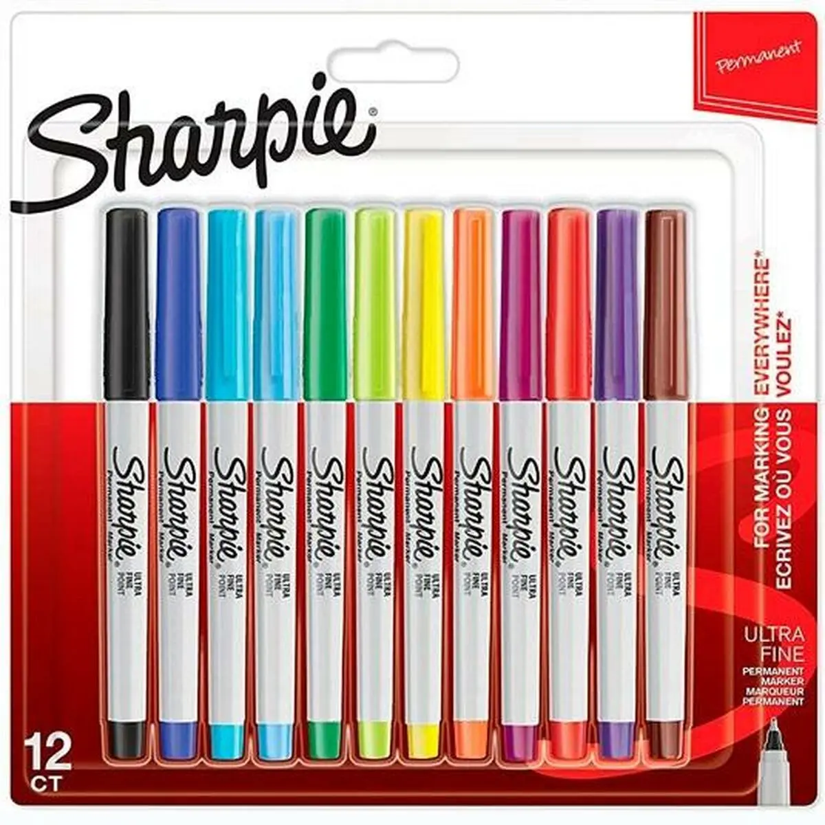 Set di Pennarelli Sharpie 2065408 Multicolore 12 Pezzi