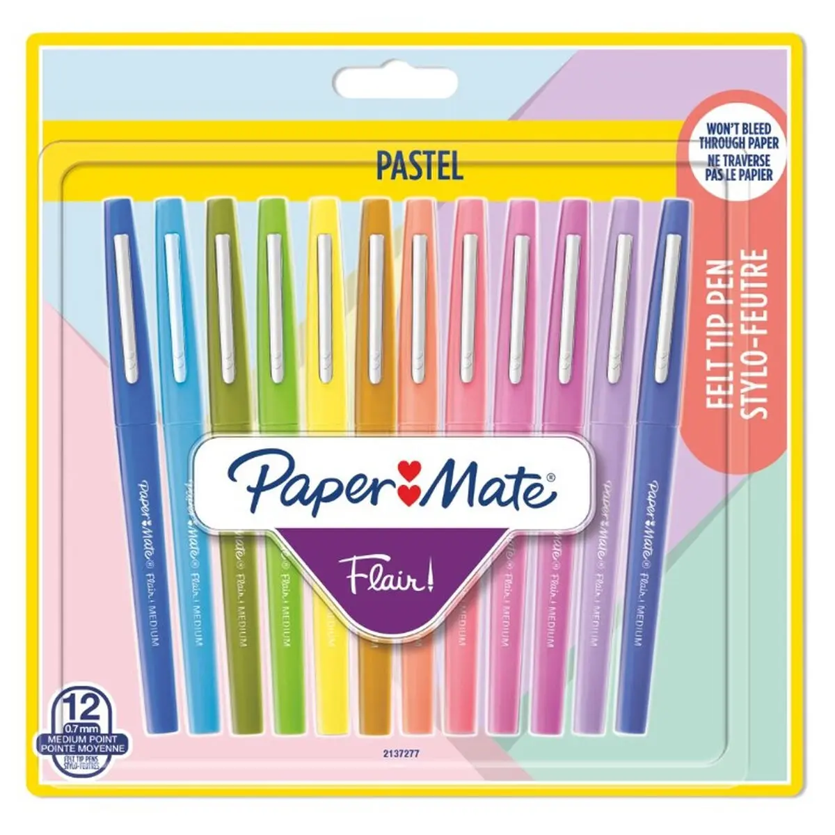 Set di Pennarelli Paper Mate 2137277 12 Pezzi