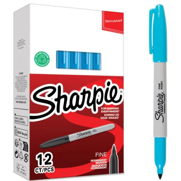 SHARPIE PFINE  F - TURCHESE