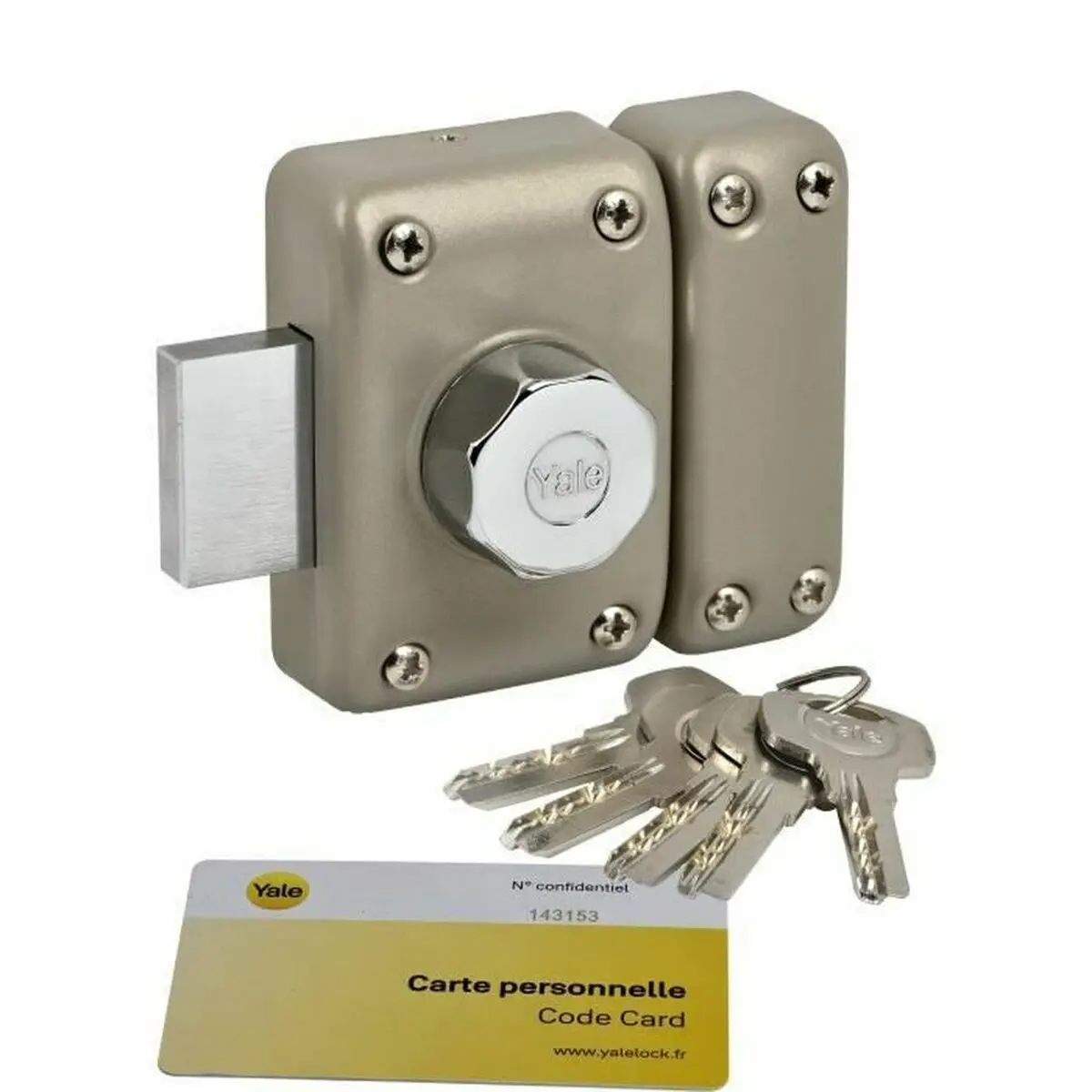 Chiavistello di sicurezza Yale YV26BT-40 Beige Metallo Ø 23 mm