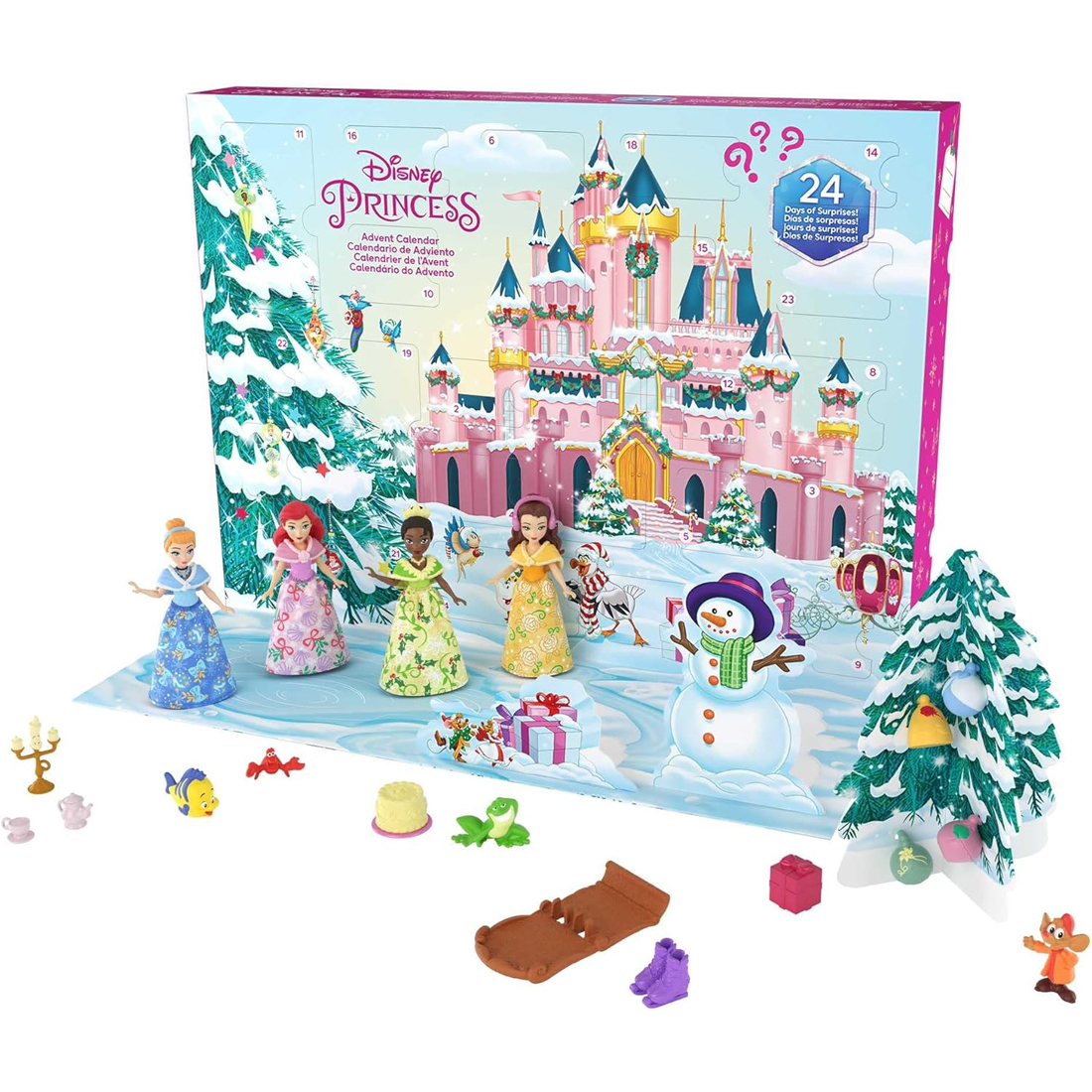 Mattel Disney Princess Calendario dell'Avvento 24 Giorni di Sorprese Idea Regalo (1)