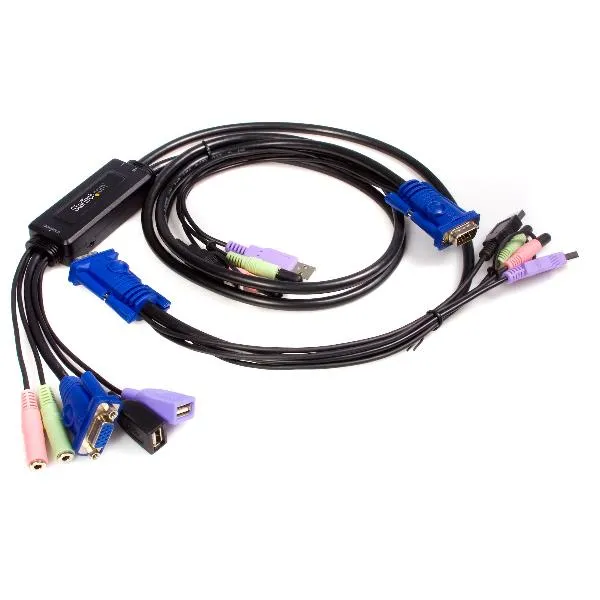 2 PORT VGA  USB CABLE KVM