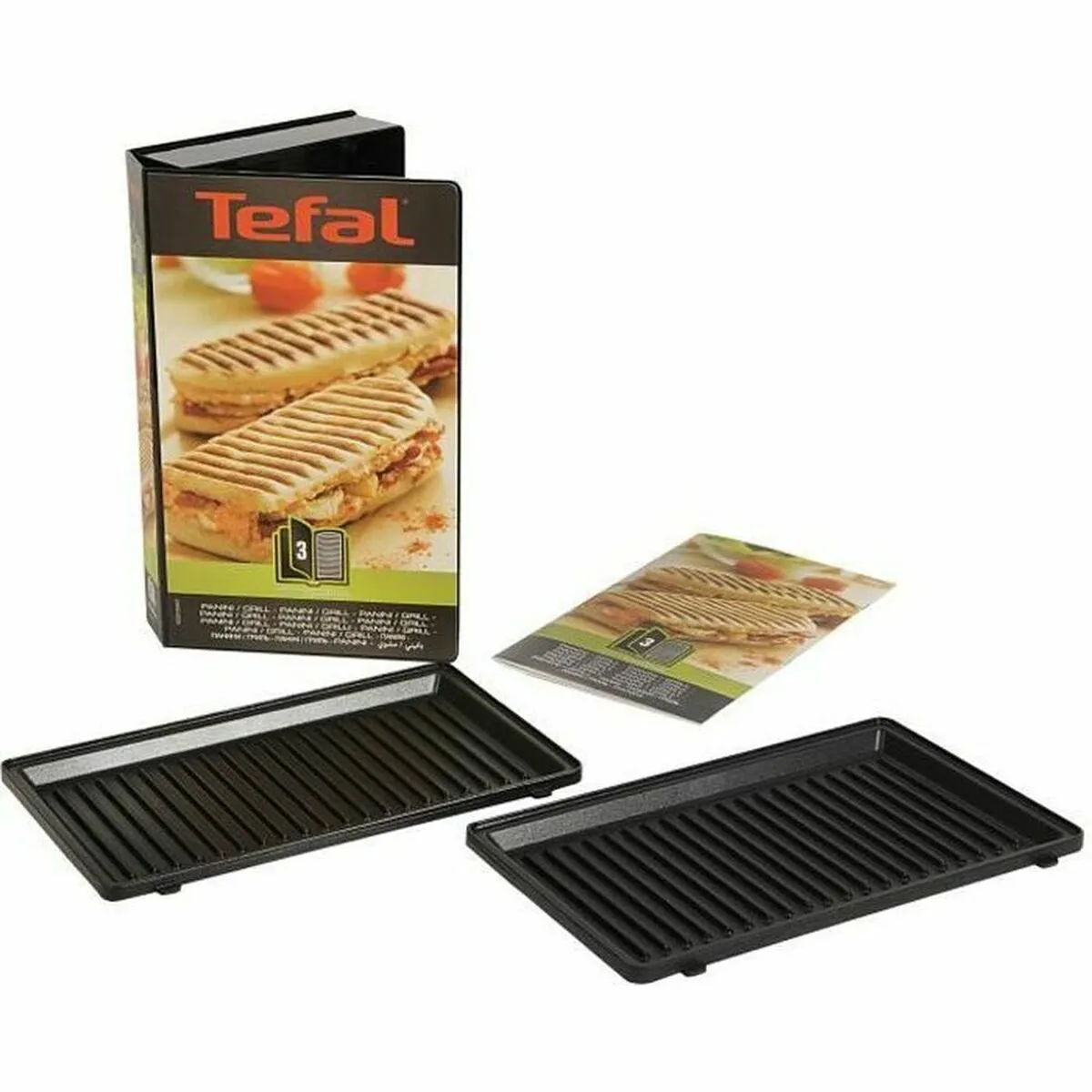 Piastra Grill Elettrica Tefal XA8003 Nero