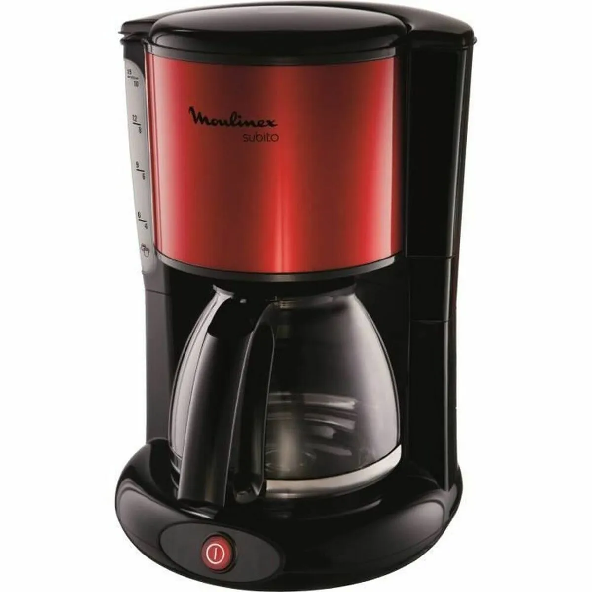 Caffettiera Elettrica Moulinex FG360D11 Rosso Nero/Rosso Rosso/Nero 1000 W 1,25 L