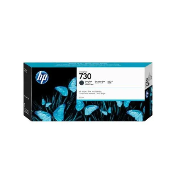 HP 730 300-ML MATTE BLACK INK CRTG