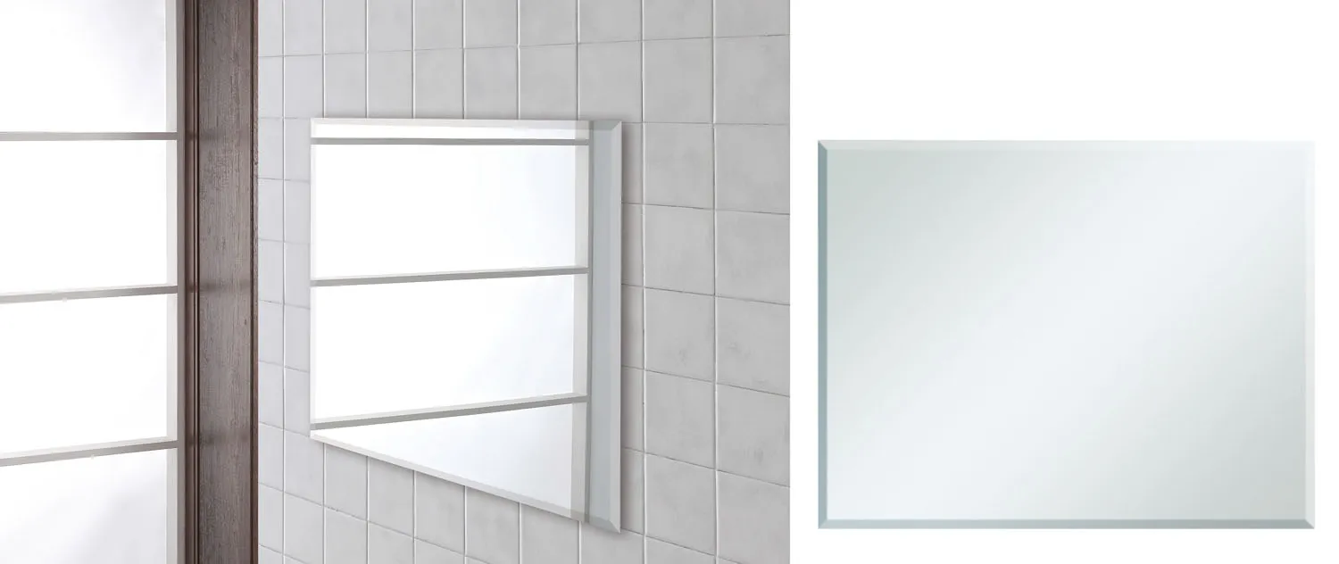 SPECCHIO RETTANGOLARE PER BAGNO 60X80 CM CON BISELLATURA -178006B