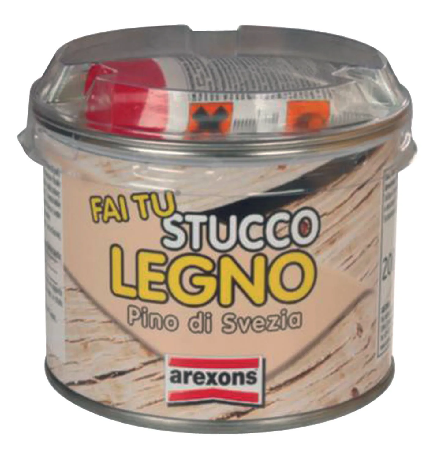 KIT FAI TU STUCCO LEGNO PASTA BICOMPONENTE  200GR. RESINE VERNICIABILE  PINOSVEZIA