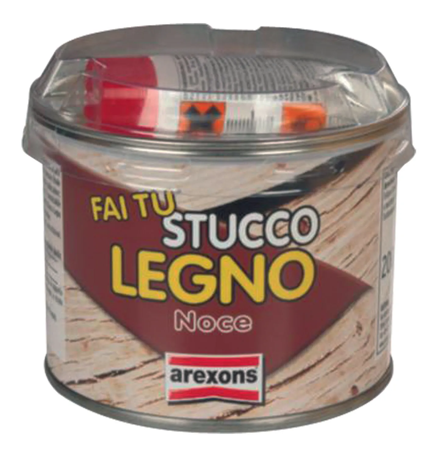 KIT FAI TU STUCCO LEGNO PASTA BICOMPONENTE  200GR. RESINE VERNICIABILE   NOCE