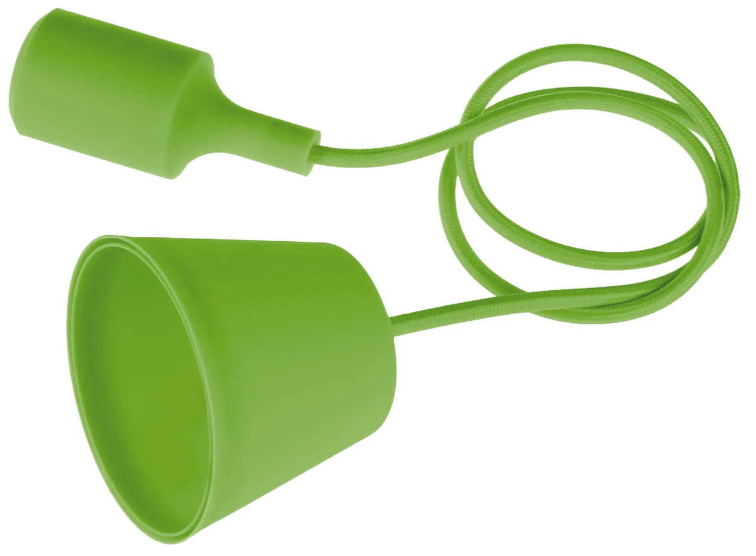 PORTALAMPADA A SOSPENSIONE IN SILICONE FANTASY E27 VERDE -FTVE150