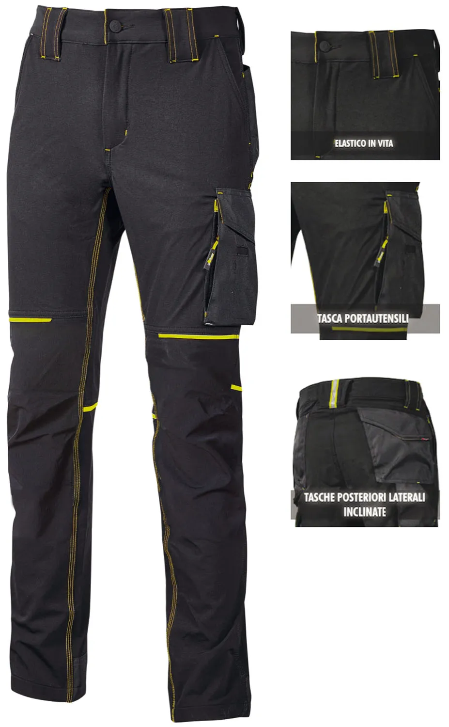 PANTALONI DA LAVORO U-POWER WORLD BC - M