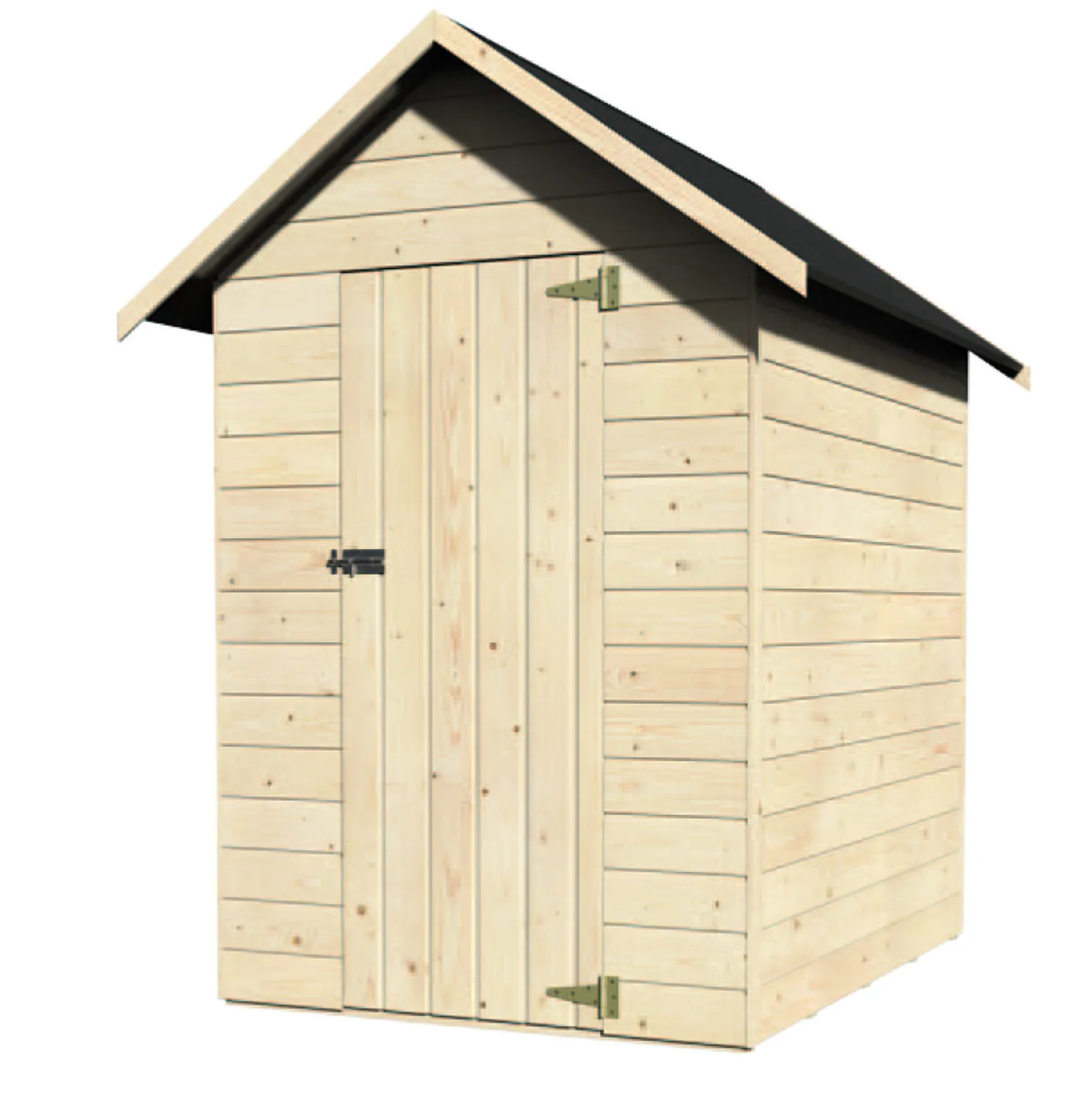 CASETTA IN LEGNO DI ABETE GARDEN WOODEN COTTAGE A PANNELLI VAL BADIA L122xP160xH152/200 cm