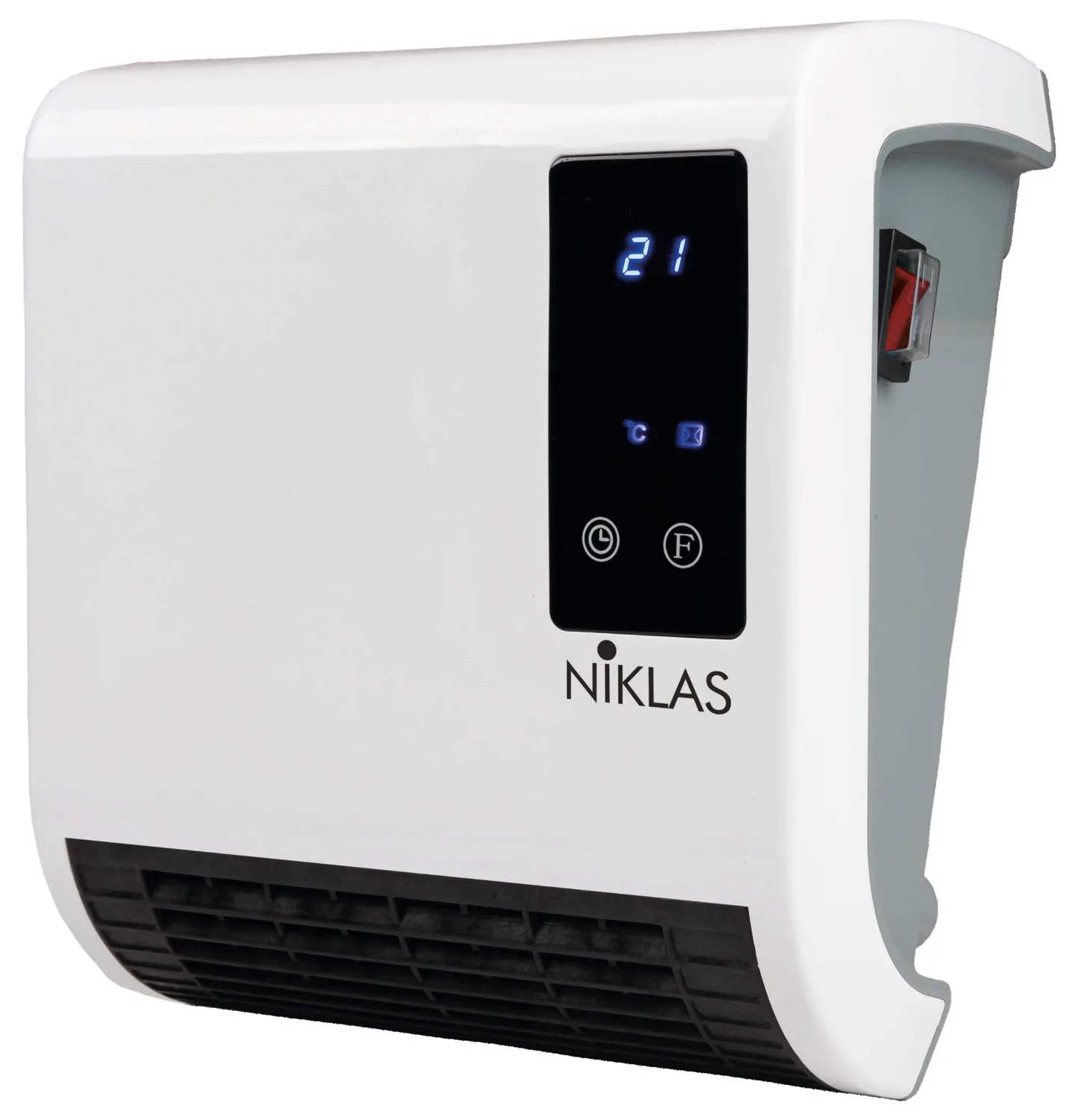 TERMOVENTILATORE NIKLAS TRENDY DIGITAL DA BAGNO 26x16xH28 cm