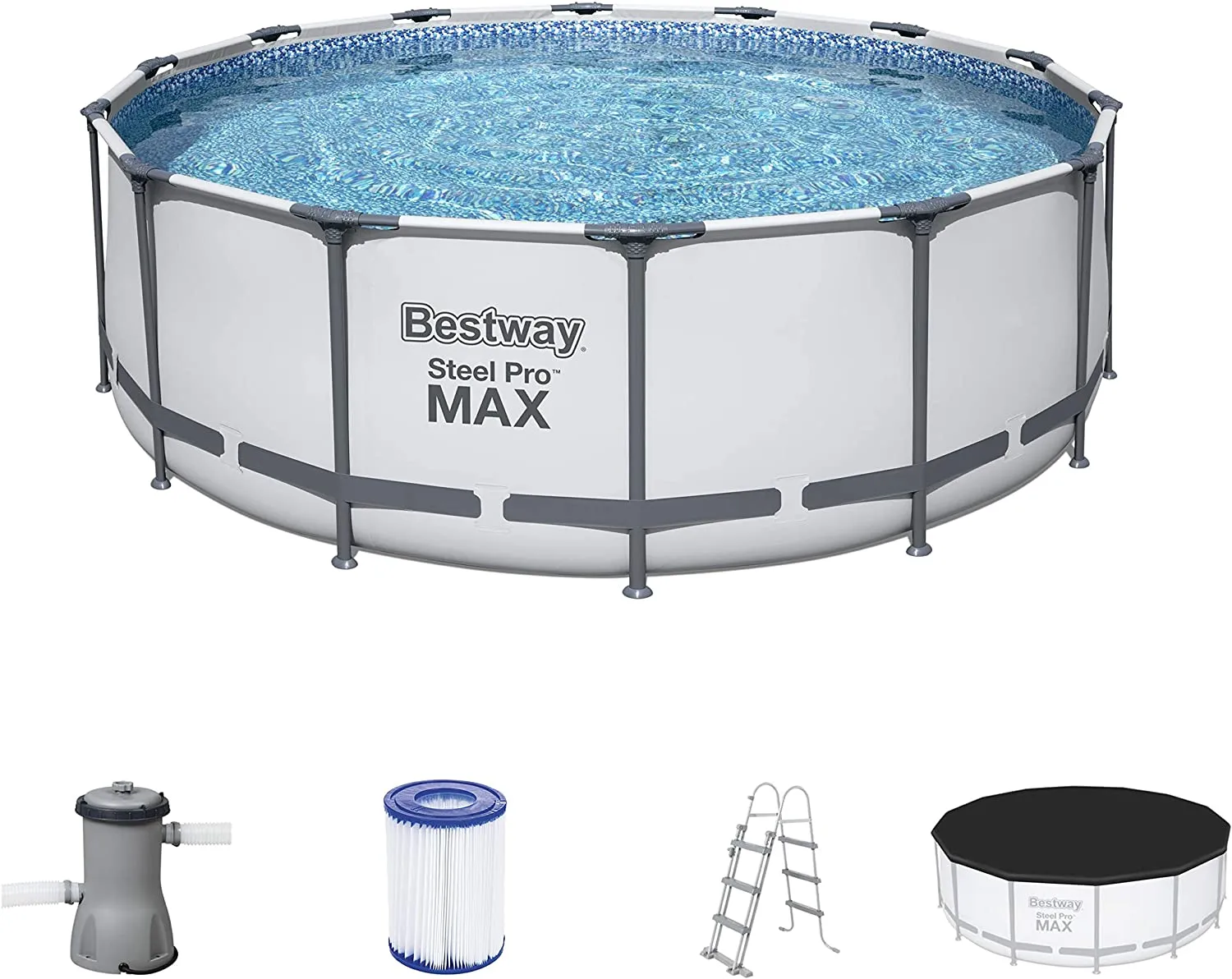 Piscina fuori terra 5612X Bestway Steel Pro Max rotonda 427x122cm