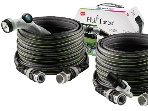 TUBO IRRIGAZIONE FORCE GRIGIO 5/8 ROTOLO 30 MT. CON PISTOLA