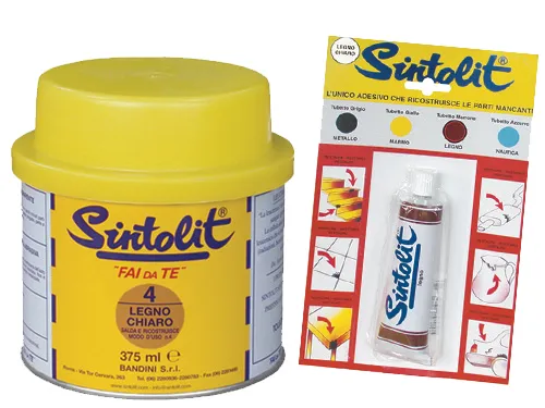 SINTOLIT STUCCO PER LEGNO CHIARO E SCURO KG.0,700 ML.375