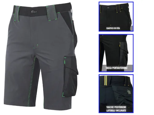 BERMUDA PANTALONCINI DA LAVORO U-POWER MERCURY RL - XL