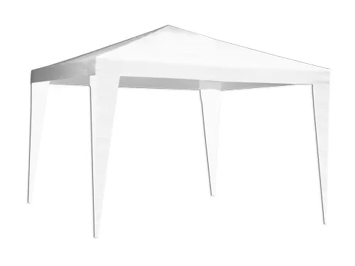 GAZEBO OASIS IN ACCIAIO CON TELO IN POLIETILENE BIANCO MT.3X2