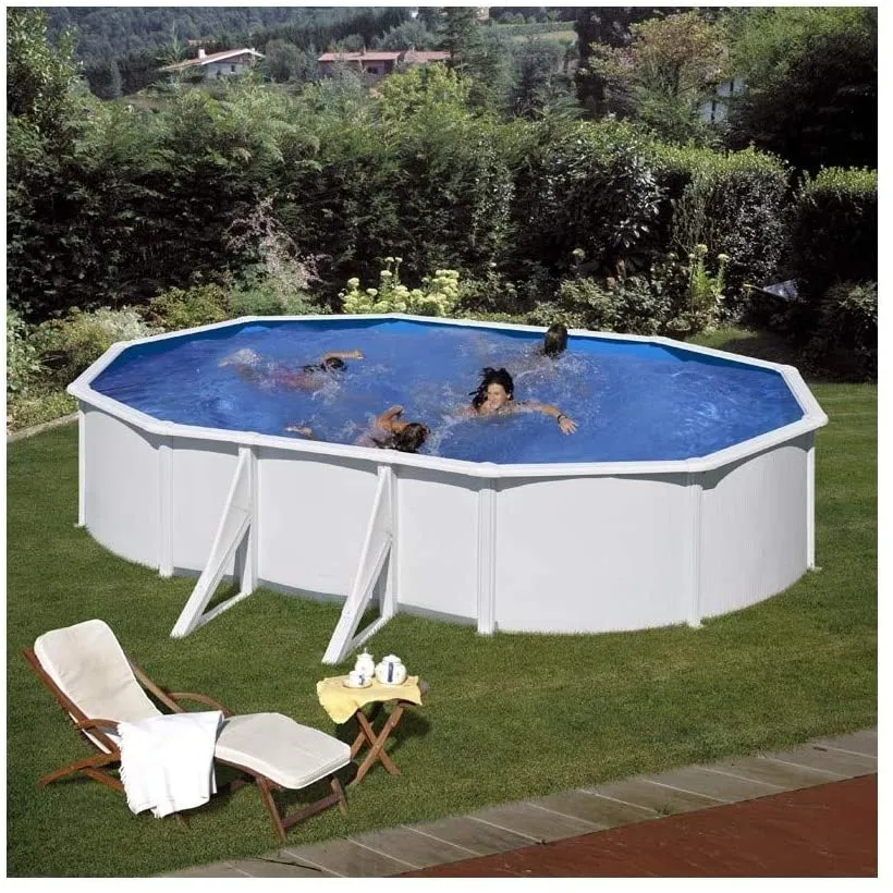 PISCINA FUORI TERRA OVALE GRE FIDJI KIT 610 ECO 610x375xh120 + ACCESSORI