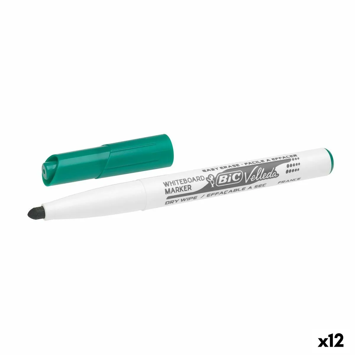 Pennarelli Bic Pocket 1741 Lavagna bianca Rotonda Verde (12 Unità)