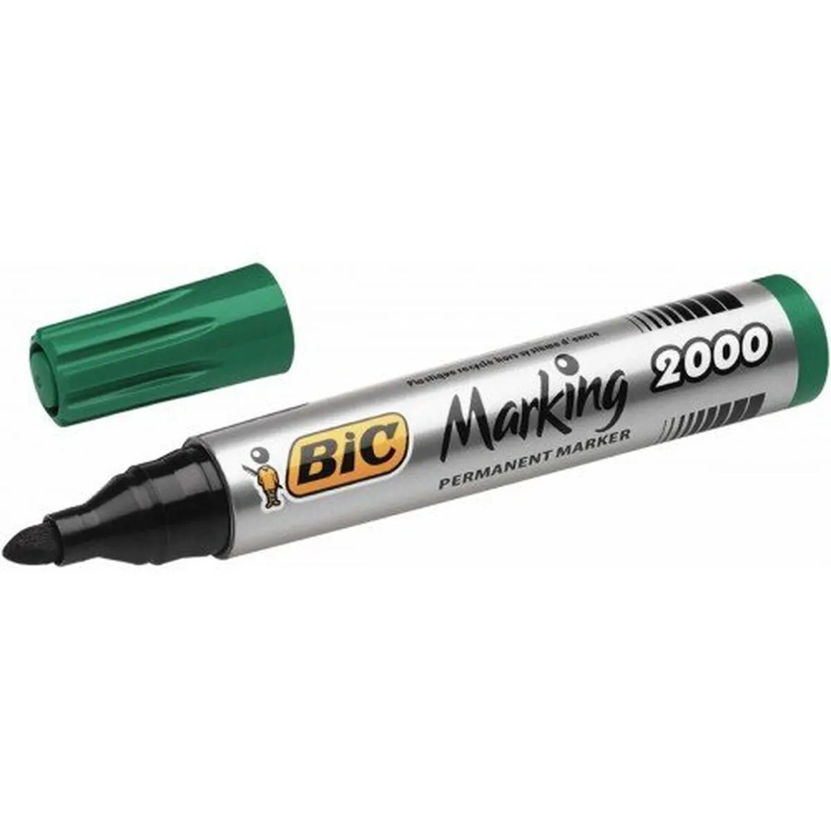 Marcatore permanente Bic Marking 2000 Verde 12 Pezzi