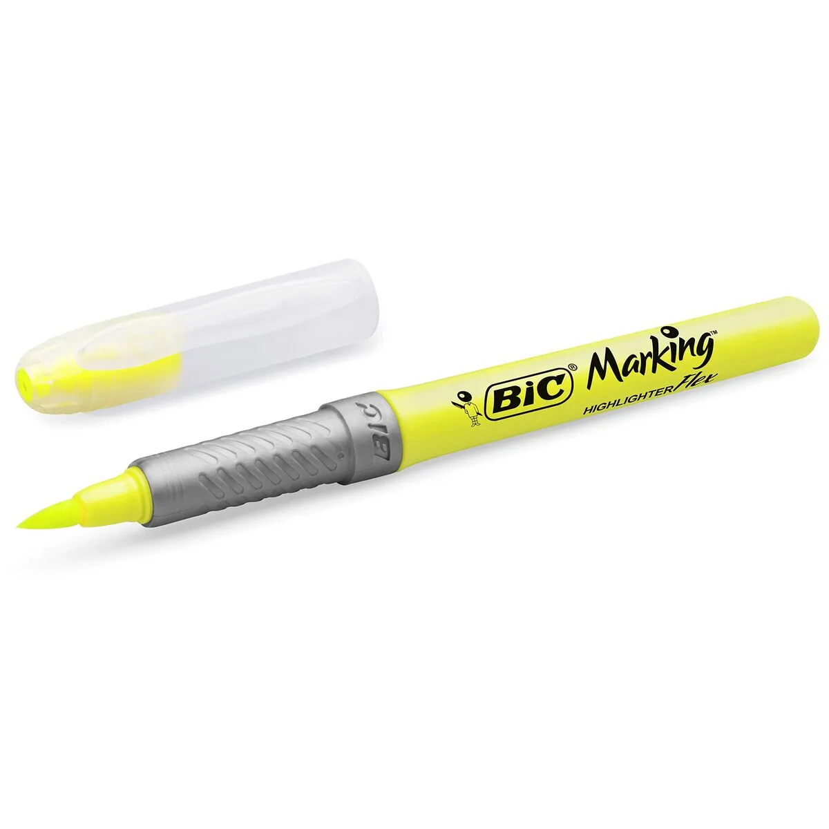 Evidenziatore Bic Highlighter Flex Giallo 12 Pezzi