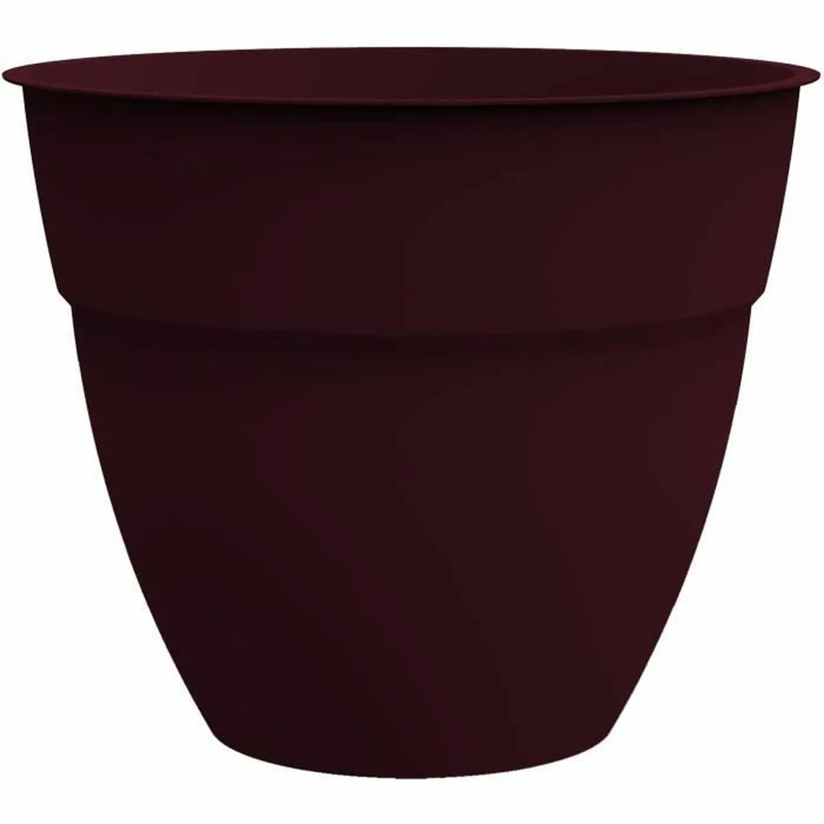 Vaso EDA Rosso Scuro Ø 41 cm Plastica Rotondo Moderno