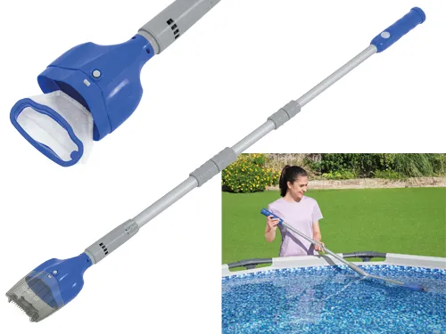 ASPIRATORE A BATTERIA BESTWAY PER PISCINA CON MANICO TELESCOPICO -58648