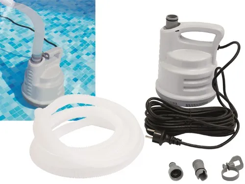 POMPA DI DRENAGGIO 3,028 L7H PER PISCINA BESTWAY -58230 + ADATTATORI