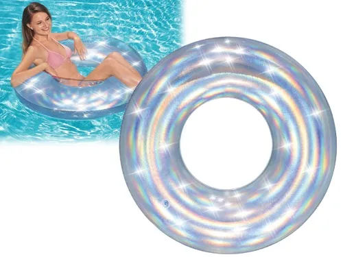 GONFIABILE PER BAMBINI MARE/PISCINA CIAMBELLA IRIDESCENTE BESTWAY -36240