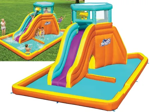 PISCINA PARCO ACQUATICO GONFIABILE PER BAMBINI TIDAL TOWER BESTWAY 565x373x265 cm -53385