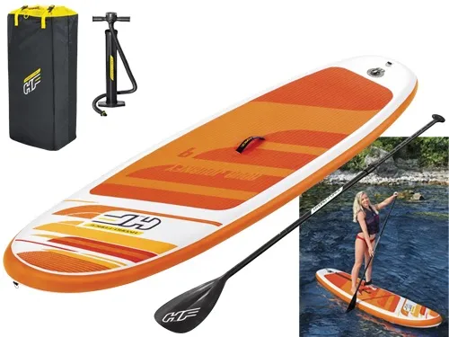 SET TAVOLA DA SURF SUP ACQUA JOURNEY BESTWAY  274x76x12 cm -65349 + PAGAIA, POMPA, ZAINO, GUINZAGLIO E KIT RIPARAZIONE