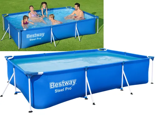 PISCINA RETTANGOLARE FUORI TERRA BESTWAY 300X201XH66 -56404