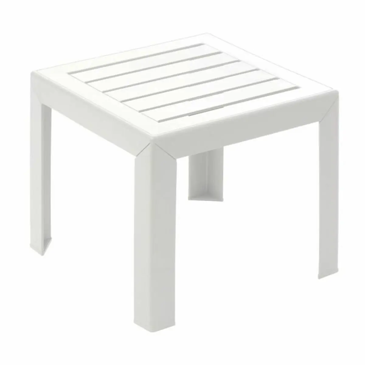 Tavolo aggiuntivo Grosfillex Bianco Resina Plastica 40 x 40 x 35 cm