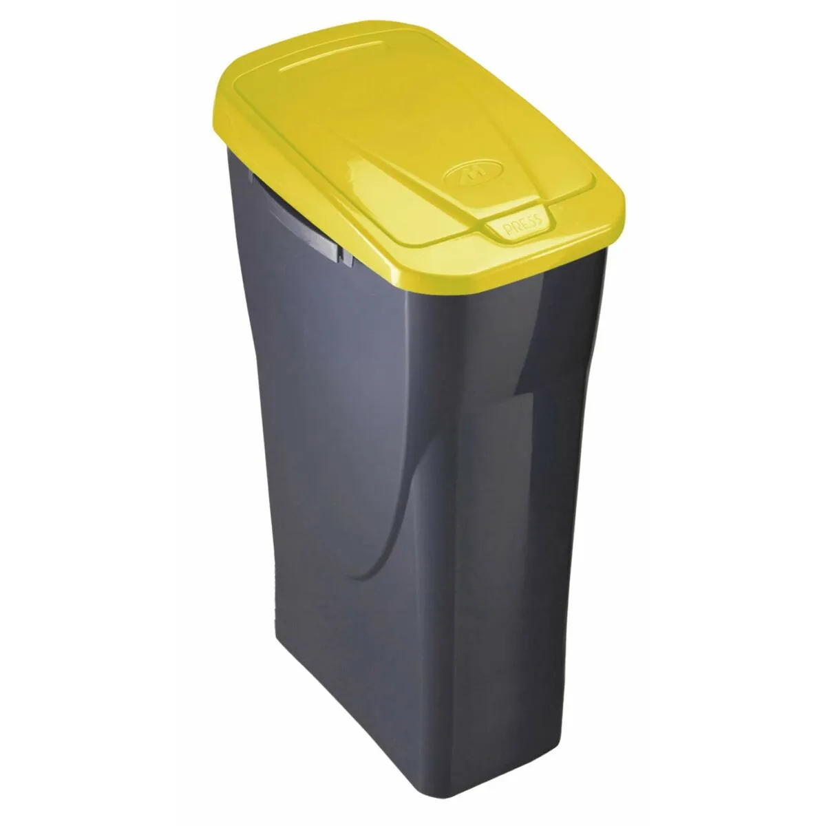 Secchio per Raccolta Differenziata Mondex Ecobin Giallo Con coperchio 25 L