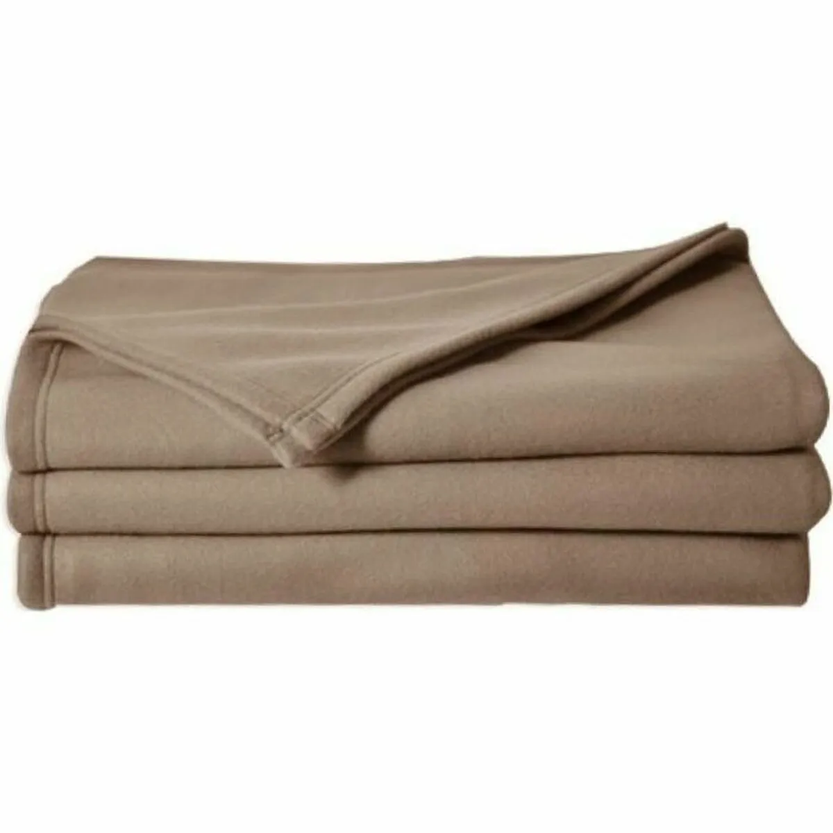 Coperta Poyet  Motte 100 % poliestere Marrone 220 x 240 cm