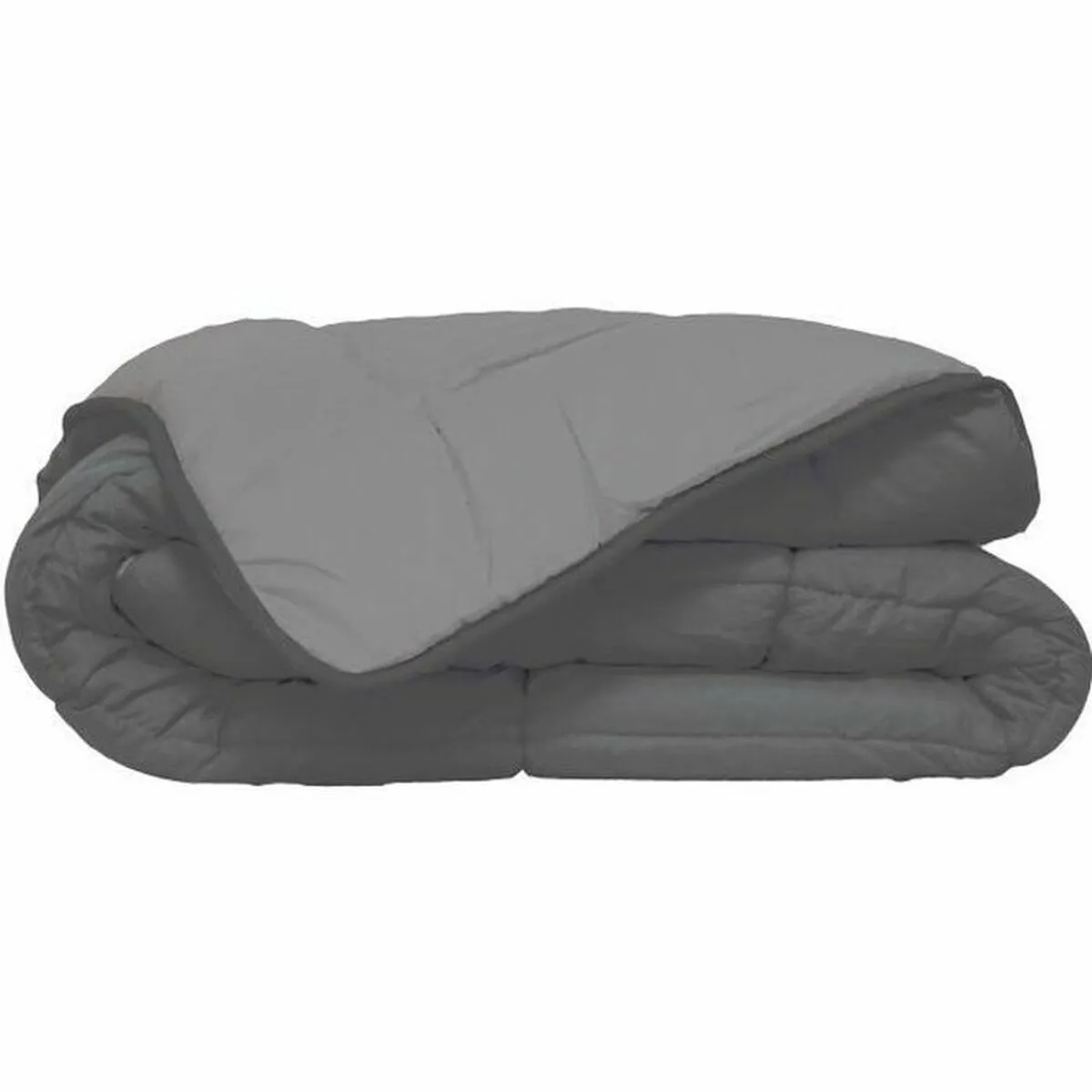 Piumino Letto Poyet  Motte Calgary Argentato Grigio 400 g 220 x 240 cm 400 g /m²