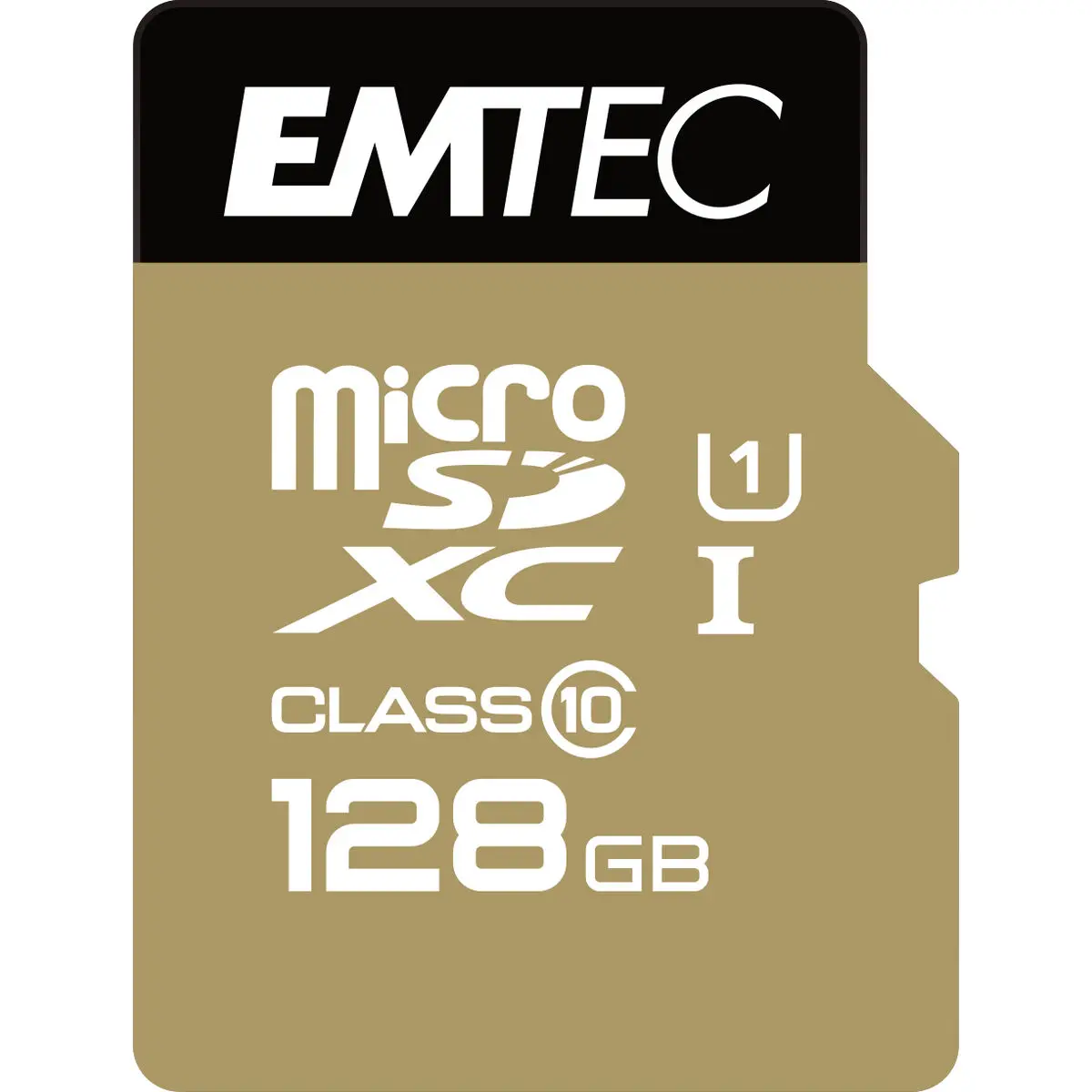 Scheda Di Memoria Micro SD con Adattatore EMTEC microSD Class10 Gold+ 128GB 128 GB