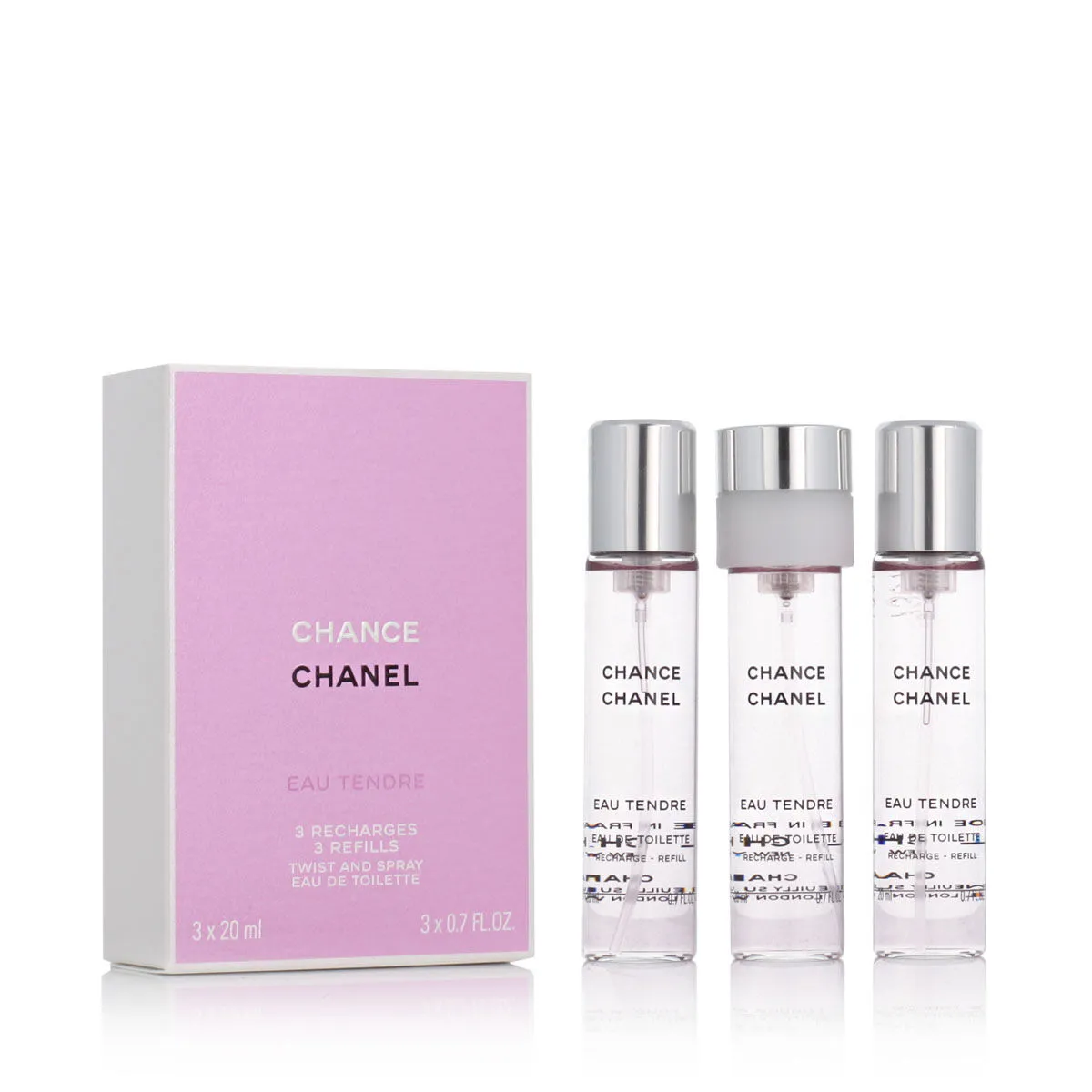 Cofanetto Profumo Donna Chanel 3 Pezzi Chance Eau Tendre