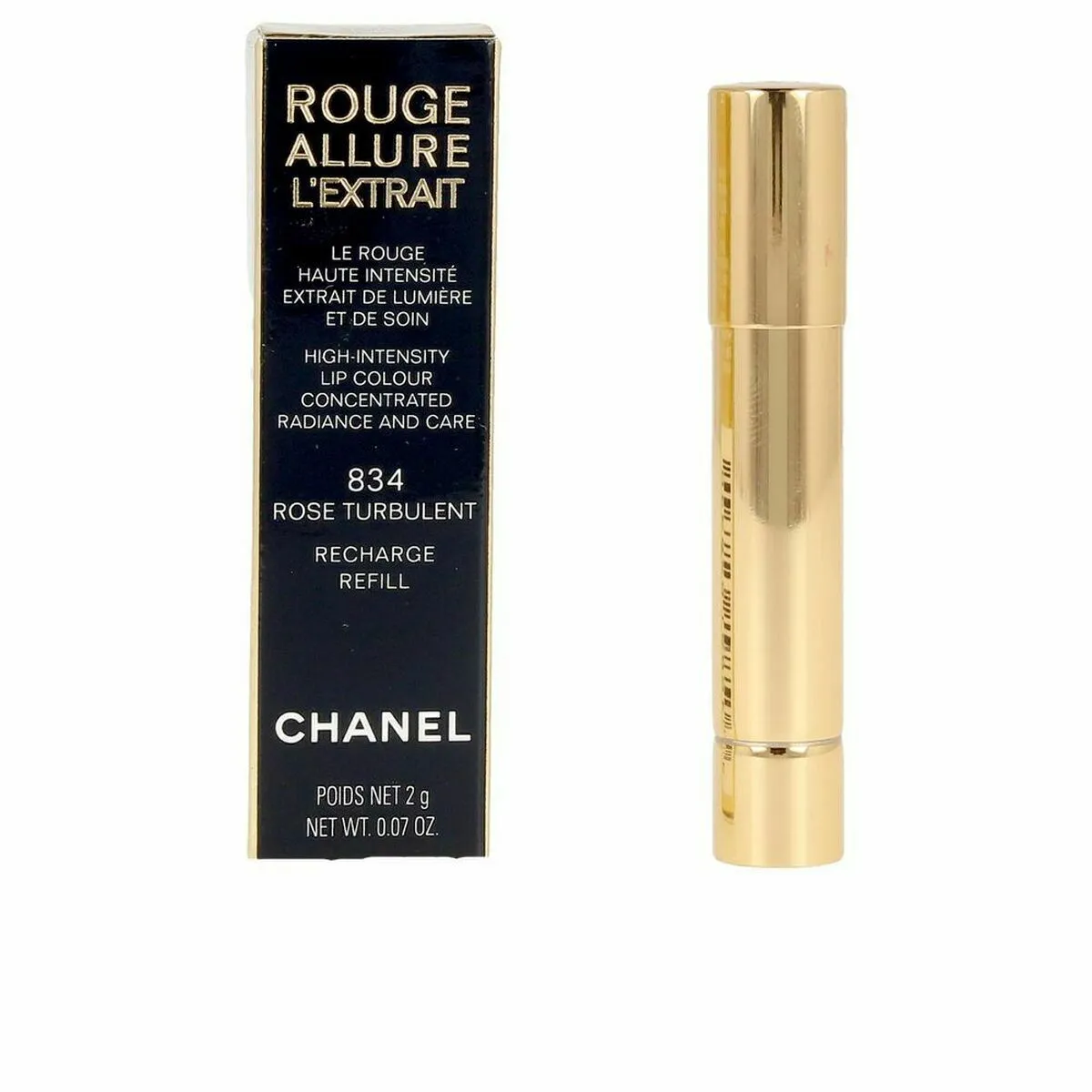 Rossetti Chanel Rouge Allure L'extrait - Ricarica Rose Turbulent 834